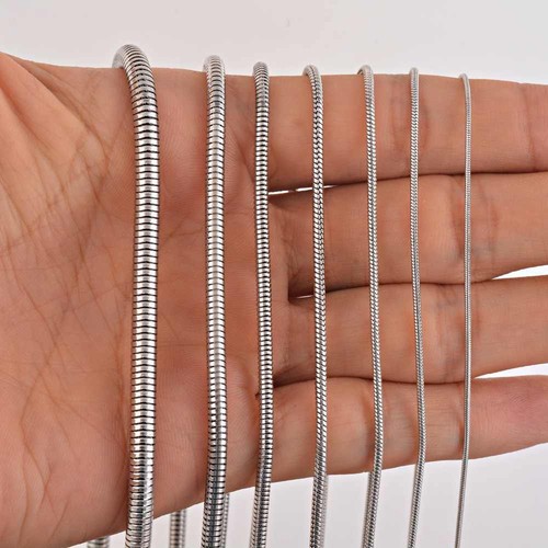Round snake chain - round,